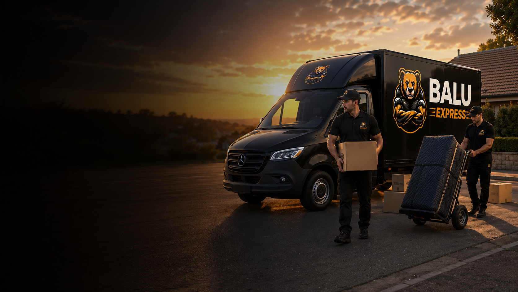 Balu Express Team bei der Arbeit